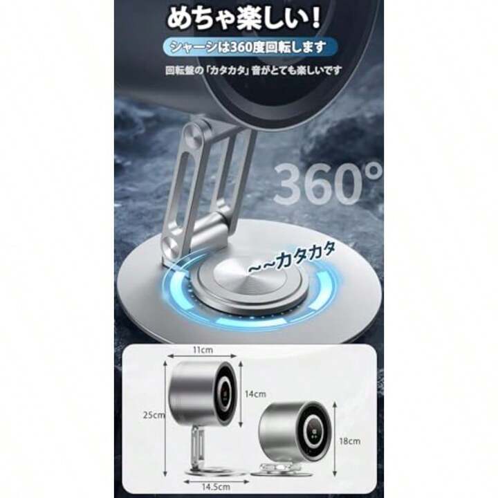 JEEYING 卓上扇風機 静音 アルミ合金製サーキュレーター DC