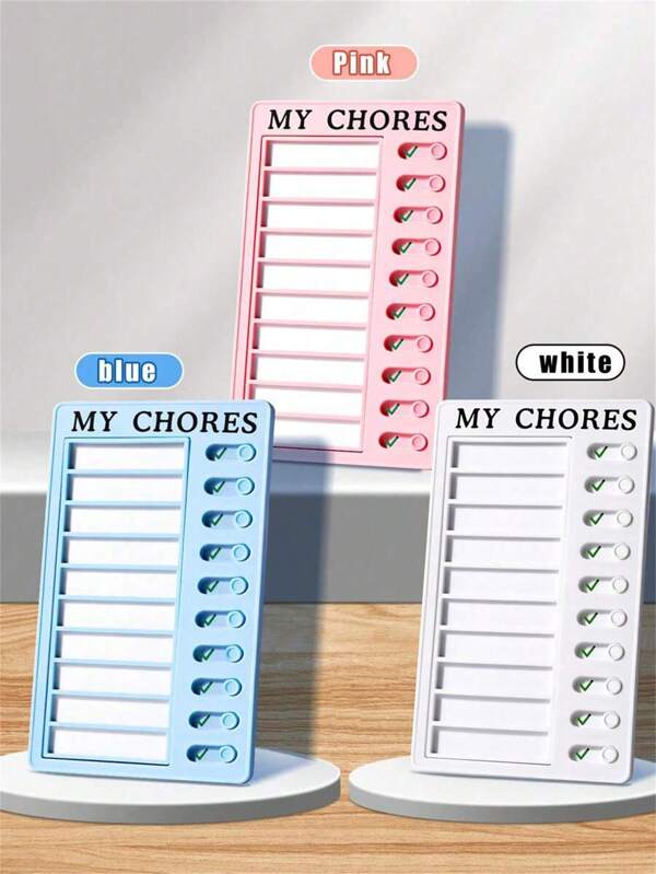 1 Pc Reusable Portable To Do List Board - Removable Chore Chart, DIY Message Memo For Family Travel Planning, Daily Work Tasks, Fitness Routine & On-Time Task Completion