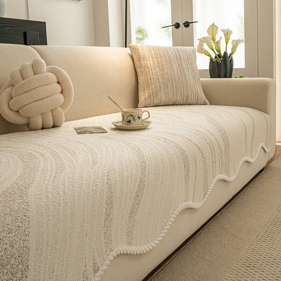 Sofa Towel - Alien Fleeting Years-light Gray - View 1