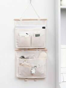 1pc/2pcs/3pcs Wall Hanging Storage Bag-Closet Wall Basket With Pockets Reusable Wall Door Closet Hang Storage Bag For Kitchen, Bedroom, Bathroom, Dorm, RV Camper