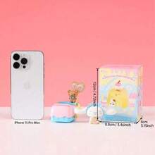 Série de nourriture colorée Sanrio Boîte aveugle Mignon dessin animé Kuromi My Melody Cinnamoroll Hangyodon Pochacco Modèle Figurine anime Jouet Ornement Boîte mystère Cadeau d'anniversaire et de fête (Livraison aléatoire, 1 pièce) - Multicolore - Voir 11