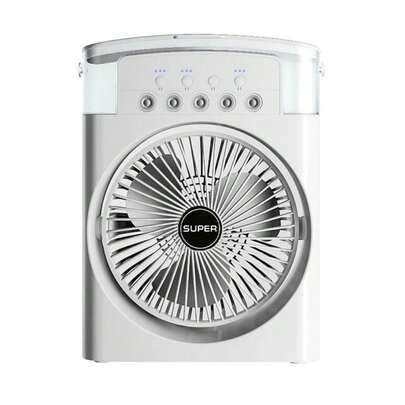 OBOVAY Quạt điều hòa 3 trong 1 mới, máy làm mát không khí mini gia đình với đèn ngủ LED, máy tạo ẩm di động và quạt lưu thông không khí cho văn phòng và nhà ở [Màu ngẫu nhiên]