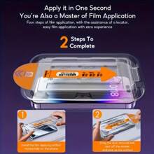 kamyuurs 2 pezzi di pellicola protettiva per schermo anti-spia compatibile con 12/13/14/15/16 e 13 Pro 6.1 pollici Plus Promax, protettore per schermo in vetro temperato, compatibile con 11 / XR XS/MAX, anti-polvere, senza bolle, facile installazione