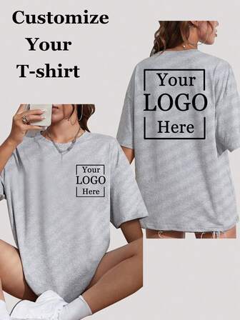 Anpassad t-shirt i plusstorlek för kvinnor, personliga presenter till flickvän/fru - Lägg till din egen text och bilder (familjefoto/selfie/husdjursfoto/vänfoto/festfoto) För att designa din egen anpassade t-shirt med tryck, baby-/par-/familje-/husdjursfoton, jubileumspresent, alla hjärtans dag, jul, thanksgiving, nyårsmönster, logotypvarumärke | Företag | Bröllopspresent | Fest | Födelsedagspresent | Halloweenkostym | Jul