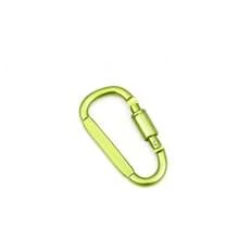 Kühner Aluminiumkarabinerhaken Outdoor Sport Rucksack Schnallenverschluss D-förmiger Karabinerverschluss für Camping, Wandern und Outdoor-Abenteuer - Beständiges 8cm Aluminium mit schlichtem D-Ring Design