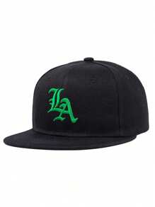 1 pièce Casquette de Baseball pour hommes avec broderie lettres LA, casquette Hip Hop. Convient pour la rue, l'extérieur, les sports, les vacances, les cadeaux. Accessoire de mode.