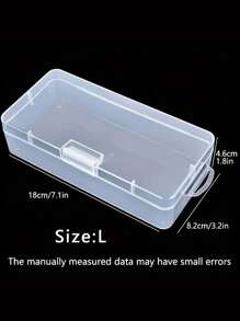 1 pieza multifuncional Caja de almacenamiento para Papelería , Bisutería , Manicura suministros