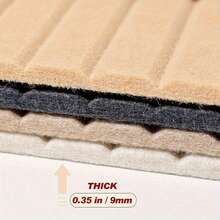 Baldosa de fieltro bohemia de gran tamaño - Tablero de corcho para decoración del hogar y la oficina, decoración de pared y organizador de tablón de anuncios para fotos, memos y notas, decoración del hogar bohemia, decoración de habitación, decoraciones de pared - Multicolor - Ver 8