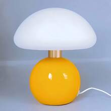 1 Piece, Modern LED Decorative Desk Lamp, Cream Style, USB Power Supply, Button Switch, Tri Color Lighting, Adjustable Brightness, Mushroom Shaped Desk Lamp, Suitable For Dormitory, Study, Reading And Home Decoration Night Lights, Can Be Used As Valentine's Day And Birthday Gifts