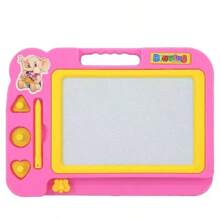 1pc Cartoon Black & White Graffiti Rewritable Drawing Board, Student Doodle Writing Board