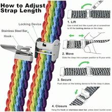Smart Watch Strap - Multicolor (Silver Buckle) - View 5