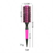 1支陶瓷铝管猪鬃发梳，耐热蓬松造型卷发梳，返校季、旅行度假必备，女士美发配件，梳子，边缘梳，梳子，解结梳，球形梳，迷你发梳套装，木梳，发梳，边缘梳，发梳套装，梳子，发梳，理发师，美发设备，发梳，梳子套装，梳子，卷发梳，解结梳，女士发梳，理发师配件，理发店，美发设备 - 彩色 - 查看 9