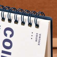 Retro Spiral Notebook B5/A5 - 120 Thick Cream Pages, 360° Lay-Flat, Coil-Bound With Ruled Lines, Suitable For Students, Office, Daily Planning, Meeting Notes, School Supplies, Back To School - Multicolor - View 8