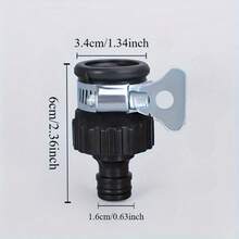 4 Stücke Universelle Wasserhahn Anschlüsse, ein universeller Kunststoff Schlauchverbinder mit Wasserfilter für Gartenschläuche: Kompatibel mit europäischen und amerikanischen Gewindestandards - unentbehrliches Zubehör für Hochdruckreiniger, Schlauchadapter Wasserhahn Adapter Mischer Küche Garten Haus Badezimmer Rohrleitungsverbinder Schnellverbinder