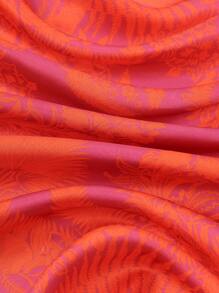 1 pièce Foulard carré imprimé simple de 70 cm, nouveau bandana de printemps pour femmes, ceinture de taille polyvalente, accessoire pour cheveux, foulard à la mode pour la tête