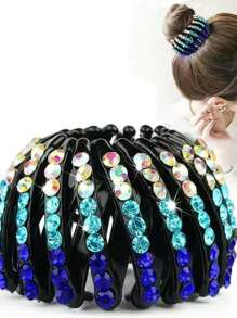 1pc Matte Bird Nest Hair Bun Maker, Suitable For High Ponytail, Bun Hairstyle, Party Dress, Daily Wear, All Seasons, Ponytail Holders, Hair Elastics, Hair Rubber Bands, Scrunchies, Hair Rope, Elastic Hair Tie, Hair Accessories, Home Beauty Women Accessory Gifts ,Head Piece