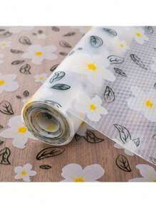 1 Roll Cherry Blossom Shelf Liners, Washable Refrigerator Mat, Waterproof Oil-Proof And Stain-Proof Cuttable Drawer Mat, Non-Slip Fridge Liner Mats Cover Pads For Freezer Glass Shelf Cupboard Cabinet, Home Kitchen Supplies/Room Decoration,Home Decor,Bedroom Decor,Room Decor,Stick On Tiles,Poster,Wall Prints,Room Decor Bedroom ,Dehumidifier For Home