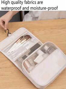 1 Pieza, Bolsa de Artículos de Tocador de Viaje, Bolsa de Almacenamiento de Maquillaje, Bolsa de Maquillaje Colgante, Adecuada para Accesorios de Ducha, Cosméticos Portátiles, Bolsa de Almacenamiento, Bolsa de Maquillaje Impermeable, Adecuada para, Cosméticos de Baño, Bolsa de Almacenamiento, Caja de Almacenamiento de Cosméticos, Bolsa de Cosméticos, Bolsa de Almacenamiento de Cosméticos, Bolsa de Cosméticos, Bolsa de Almacenamiento de Cosméticos, Artículos Esenciales de Viaje, Útiles Escolares Vacaciones Verano Regreso a Clases Cosas de Escuela Bolsa para la Escuela Bolsa de Viaje para Mujeres Bolsa de Maquillaje para Viaje