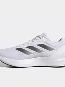 Adidas Tênis Esportivos de Malha Branca para Corrida, Cano Baixo, Respirável, Leve, Tênis Casuais para Homens - Branco - Visão 5