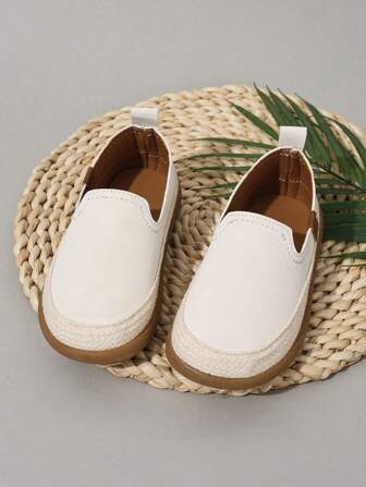 Children's Vintage Fashionable Anti-Slip Durable Lightweight Casual Leather Shoes