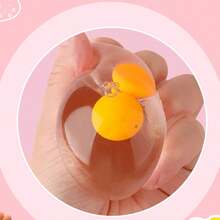 1pc 2025 New Squeeze Stress Relief Toy, Realistic Fake Egg, Creative Gag Gift, Squeeze Without Breaking, Stress Reducing Toy - Perfect Gift For Birthday, Christmas, Valentine's Day