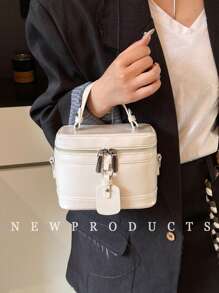 low tea Fashion New Mini Full-Grain Texture Women Handbag Shoulder Bag Satchel Classic Box Bag