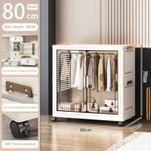 5/4/3/2/1 Layer New Wardrobe Closet Organizer For Children/Baby Clothes, Plastic Foldable Storage Cabinet For Women Storage Organizer Travel Essentials Back To School Dormitory Storage