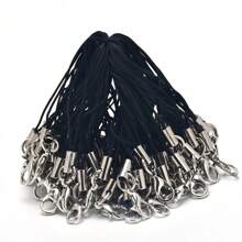 10/30/50/100pcs Mix Color Lobster Clasp Hoop Lanyard Keychain Nylon Rope Keyring Suitable For DIY Jewelry Making Accessories