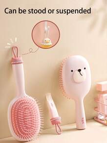 1pc Anti-Static Air Cushion Hair Brush - Scalp Massager Brush For Dense & Detangling Hair, Suitable For All Hair Types,Back To School,Travel Holiday Essentials,Hair Accessories For Women
