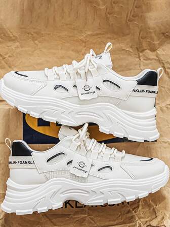 Nuevas zapatillas de moda casuales, con absorción de impactos y elásticas, versátiles, resistentes al desgaste, de suela blanda, antideslizantes, desodorizantes, adecuadas para el trabajo, los viajes y las actividades al aire libre. Zapatos casuales unisex, con cordones, ligeros y cómodos, ideales para el camping, la recreación y el ocio.