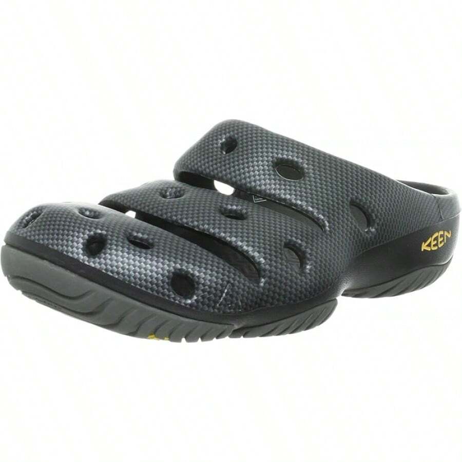 KEEN Men's Yogui Comfortable Slip On Lightweight Clogs - Graphite/Graphite - View 1