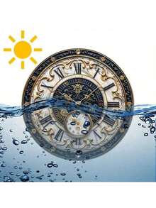 1 Stück elegante 2D flache Metall Uhr: 20 x 20 cm, 2D Effekt, langanhaltend Kunstdekoration, geeignet für Innen- und Außenbereich - Winterschlafzimmer Dekoration - Weihnachtsgeschenk - Halloween Dekoration - Metall - Künstler Malset - hochauflösender 2D Flachdruck, Metall Wanddekoration, ideal für Zuhause, Büro, Bar, Café, Innen- und Außenbereich - zufälliger Stil, Heimdekoration, Raumdekoration, Wanddekoration, Geschenk zum Geburtstag, Abschluss, zufällige Lochposition