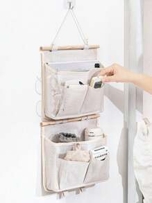 1pc/2pcs/3pcs Wall Hanging Storage Bag-Closet Wall Basket With Pockets Reusable Wall Door Closet Hang Storage Bag For Kitchen, Bedroom, Bathroom, Dorm, RV Camper