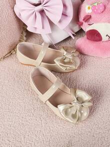 1 Pair Cute Spring New Baby Shoes, Comfortable Flat Sole Toddler First Walker Shoes, Suitable For Baby Girls Outdoor Activities - Apricot - View 6