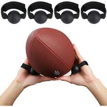 TOBWOLF - 4 bandas de entrenamiento de fútbol americano, entrenadores receptores de fútbol de rugby, ayuda para recibir entrenamiento de fútbol, entrenamiento de voleibol, correa de mano para principiantes - 1 - Ver 2