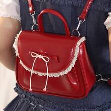 Women Shoulder Bags - 紅色 - 查看 2