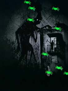 150 Peças Aranhas Fosforescentes - Figuras em Plástico de Horror para Decorações de Halloween e Dia de Finados, Peças de Traquinagem Interna e Externa, Acessórios Divertidos e Festivos para Casa, Jardim e Festa - Sem Necessidade de Eletricidade