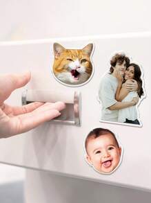 Custom Photo Fridge Magnets, Fridge Magnet Decorations With Photo Designs, Personalized Magnet Fridge Magnets, Photo Face Magnets, Custom Face Magnets, Funny Photo Magnets, Dog Photo Magnets, Photo Magnets, Home, Office, School, Car Decorations, Fashionable, Colorful, Cute, Simple, Kawaii, Unique Personalized Custom Gifts,