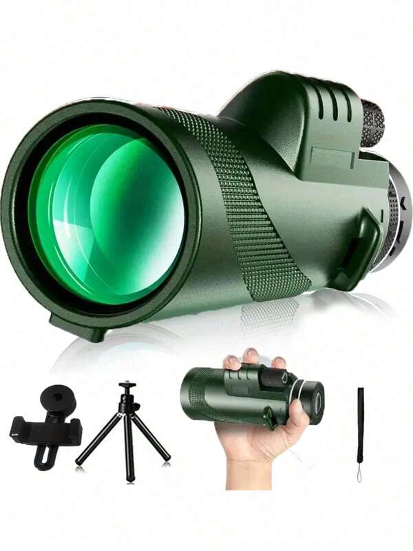 1 Stück Leistungsstarke Monokulare Teleskop 80*100 HD Zoom Fernglas Long Range Nachtsicht Spyglass Für Outdoor Camping Vogel beobachtung