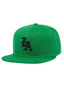 1 pièce Casquette de Baseball pour hommes avec broderie lettres LA, casquette Hip Hop. Convient pour la rue, l'extérieur, les sports, les vacances, les cadeaux. Accessoire de mode.