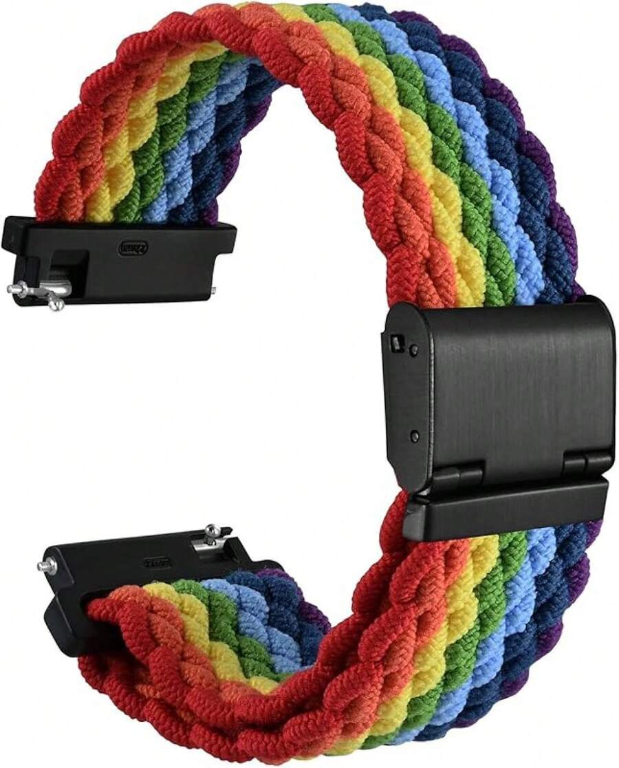 Smart Watch Strap - Multicolor (Black Buckle) - View 1