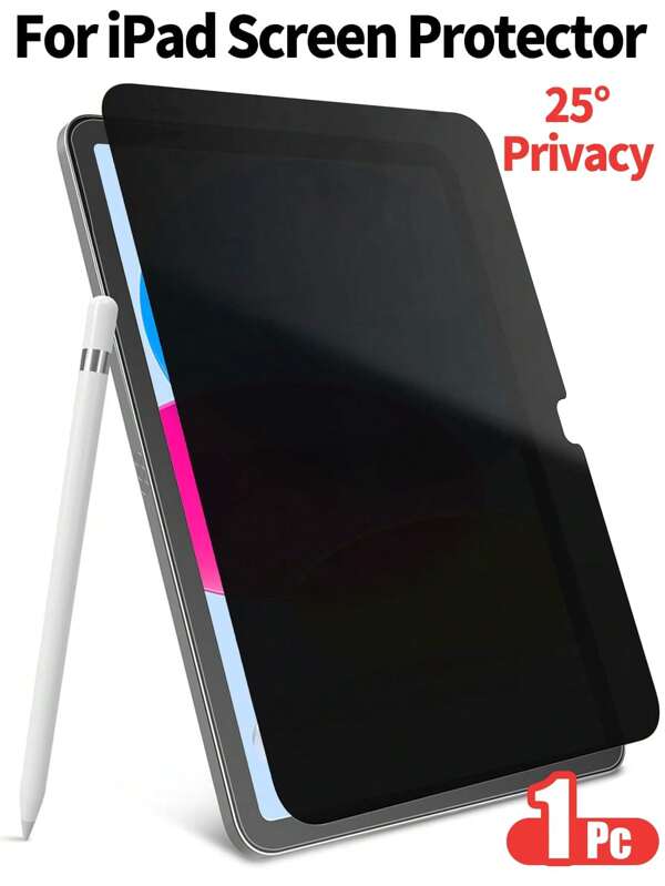 Privacy Screen Protector For IPad 10 (10.9-Inch, 2022 Model, 10th Generation)/Ipad 11th 2025, Anti-Spy Tempered Glass Screen Film Guard For IPad 10.9-Inch 2022 10th Generation, 1Pc High Sensitive Bubble-Free Easy Install Black Security Screen(1PC)