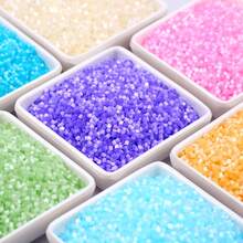 30克/约1900颗，2毫米猫眼珠，散珠隔珠，适用于DIY项链、耳环、手链首饰制作、派对装饰 - diy - 查看 5