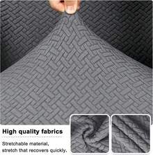 Stretch Wingback Chair Cover - Reusable Side Chair Slipcover, Accent Chair Protector Dining Room, Banquet, Home Decor (Silver, 2PC) - 02 天鵝絨藍綠色 - 查看 7