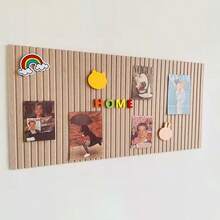 Baldosa de fieltro bohemia de gran tamaño - Tablero de corcho para decoración del hogar y la oficina, decoración de pared y organizador de tablón de anuncios para fotos, memos y notas, decoración del hogar bohemia, decoración de habitación, decoraciones de pared - Multicolor - Ver 3