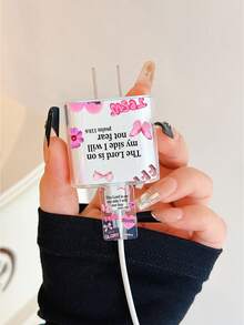 Butterfly Pattern Charger Cable Protector, Suitable For 20W Apple Charger, Minimalist Apple Charger Protective Case, Compatible With 20W Phone 15/16 Pro Max Charging Cable Protector, Anti-Scratch, Anti-Bite, Fits 13/14 Plus Nan Charger Accessories Phone Accessories