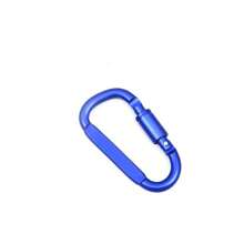 Kühner Aluminiumkarabinerhaken Outdoor Sport Rucksack Schnallenverschluss D-förmiger Karabinerverschluss für Camping, Wandern und Outdoor-Abenteuer - Beständiges 8cm Aluminium mit schlichtem D-Ring Design