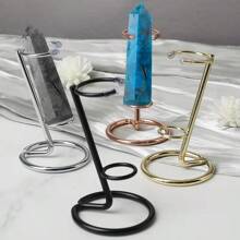 [Kreativer Kristall-Ausstellungsständer] 1 Stück eleganter Kristall-Ständer | Metallkugelstativbasis, verschiedene Farben zum Ausstellen von Kristallen, Büro, Zuhause, Restaurant Dekoration, kreatives Geschenk - perfekt zum Präsentieren Ihrer Kristalle