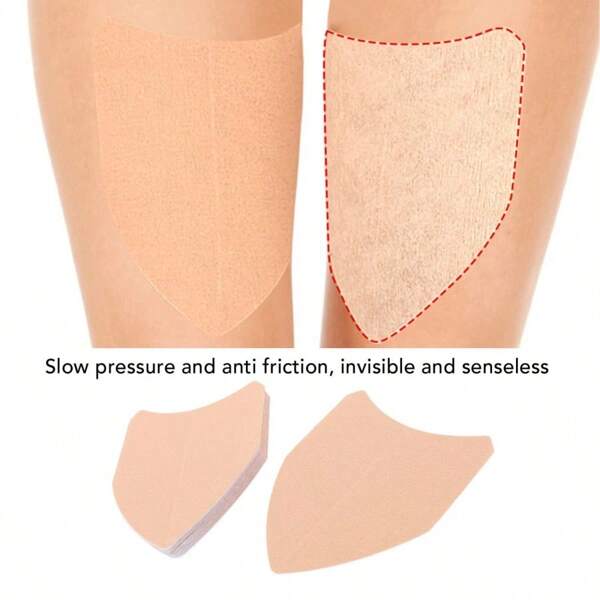 5Pcs Invisible Patches On Inner Leg And Calf For Men And Women Comfort And Protection Reduced Thigh Friction Suitable For Summer Activities