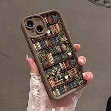 Diese Handyhülle ist speziell für das 16 Pro Max, 15 Plus, 14, 13, 12, 11, XR und XS entworfen und verfügt über ein Retro-Bücherregal-Muster. Sie bietet Rundumschutz und ist aus stoßabsorbierendem Weichsilikon gefertigt, was sie zu einem hervorragenden Geschenk für Frauen, Männer, Mädchen und Jungen macht.
